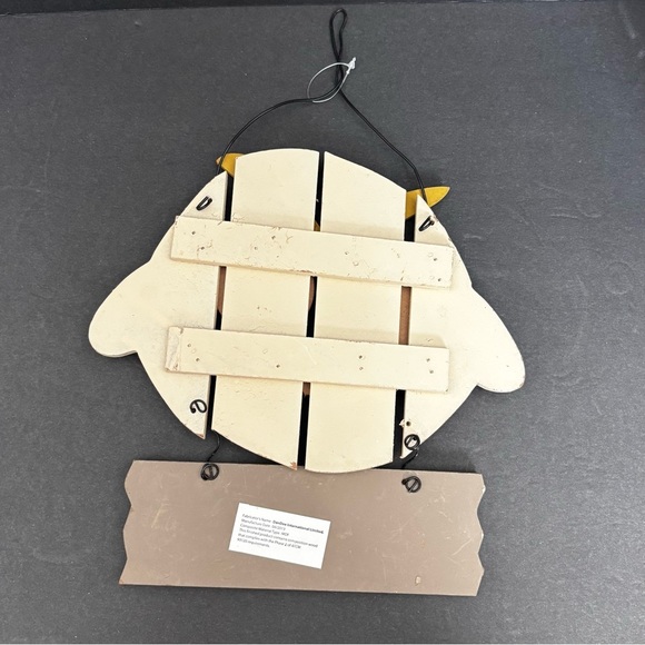 DanDee Welcome Fall Wooden Owl Hanging Wall Door Decor - Picture 2 of 5